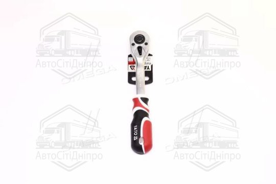 Тріскатка вигнута ручка, квадрат 1/2", L = 255 мм [6/24], шт(YATO )