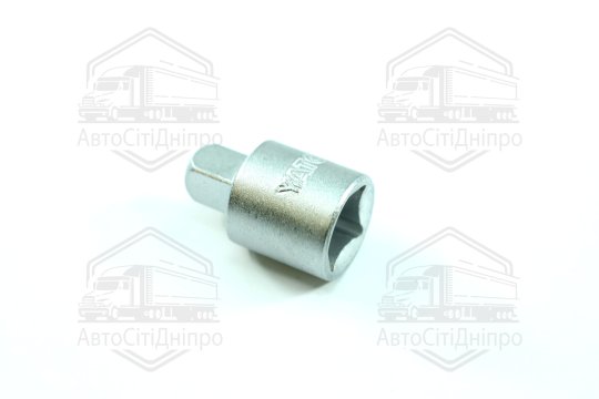 Перехідник: квадрат 1/2" (F) 3/8" (М), L = 34 мм [10/100/200], шт (YATO)