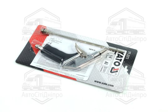 Пістолет пневматичний продувний з подовженим соплом, 1/4", 0.8 MPa [20/40], шт(YATO )