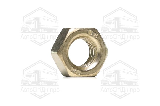 Гайка колектора М10х1.25 ГАЗ,КАМАЗ,ЗІЛ (латунированная)