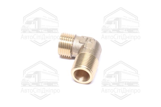Кутник М18х1,5 КАМАЗ, ГАЗ 3309, ВАЛДАЙ крутий (ЛАТУНЬ)