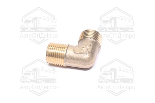 Кутник М18х1,5 КАМАЗ, ГАЗ 3309, ВАЛДАЙ крутий (ЛАТУНЬ)