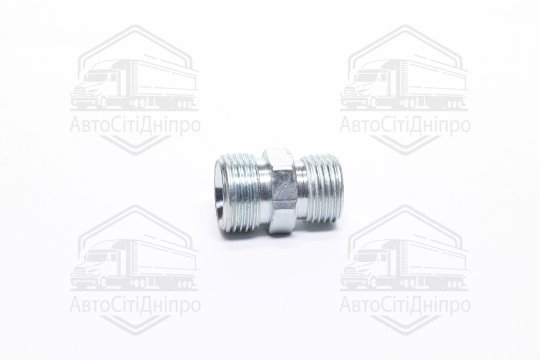 Штуцер гідравлічний перехідний прямий S24-S22 (М20х1.5-М18х1.5) грань S22 (Агро-Импульс)