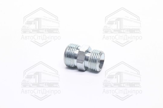 Штуцер гідравлічний перехідний прямий S24-S22 (М20х1.5-М18х1.5) грань S22 (Агро-Импульс)