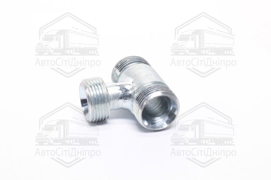 Штуцер гідравлічний потрійний S27-S27-S27 (М22х1.5-М22х1.5-М22х1.5) (Агро-Импульс)