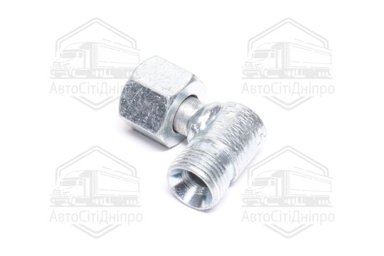 Штуцер гідравлічний кутовий з гайкою S22 (М18х1.5-М18х1.5) (Агро-Импульс)