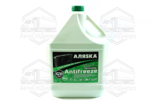 Антифриз Аляска ANTIFREEZE-40 зелений (Каністра 10л)