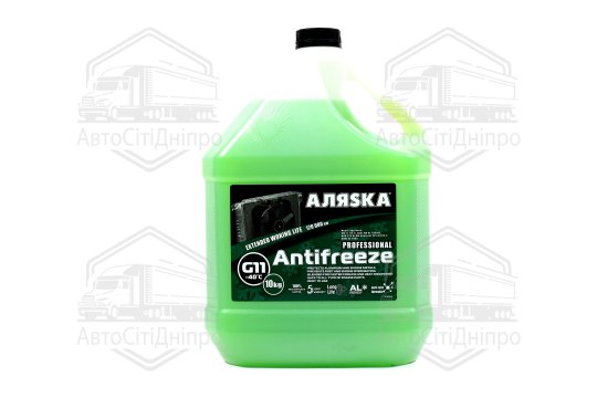 Антифриз Аляска ANTIFREEZE-40 зелений (Каністра 10л)