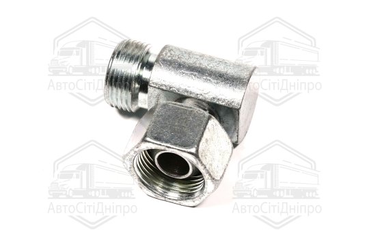 Штуцер гідравлічний кутовий з гайкою S27 (М22х1.5-М22х1.5) (ТМ Hydrosila)