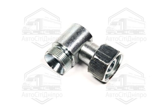 Штуцер гідравлічний кутовий з гайкою S32 (М27х1.5-М27х1.5) (ТМ Hydrosila)