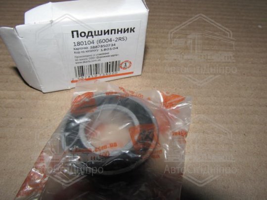 Підшипник 180104 (6004-2RS) <ДК>
