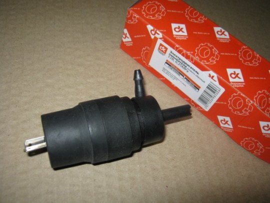 Насос омивача ВАЗ 2108, 2110, 2170, 2190 ГАЗ нового зразку (чорний) 12В, 0,25МРа <ДК>