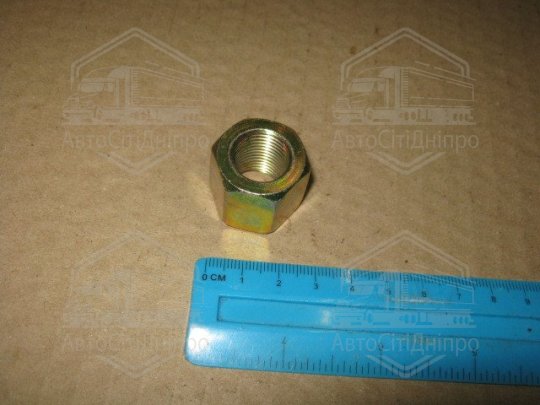 Гайка М16х1,5 стремянки ресори ГАЗ 3302, 53 висока <ДК>
