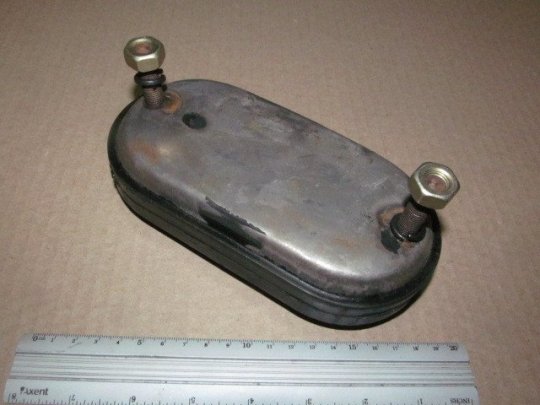 Амортизатор платформи КАМАЗ, МАЗ ОВАЛЬНИЙ у зборі (болти, гайки та гровер) <ДК>