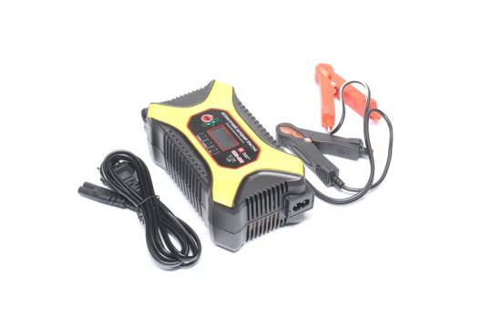 Зарядний пристрій 6.2А, 12 / 24V мікропроц., 10-ступ. зарядки <ДК>