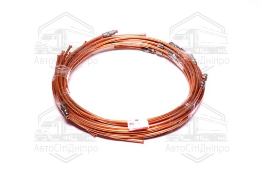 Трубка гальмівна ГАЗ 3307 компл. 12 трубок (мідні) <ДК>
