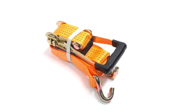 Стяжка вантажу, 5t. 50mm.x5m.(0.5+4.5) прогум. ручка <ДК>