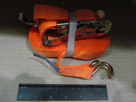 Стяжка вантажу, 1.5t. 27mm.x8m.(0.5+7.5) метал. ручка <ДК>