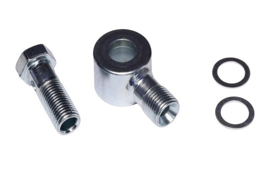 Штуцер гідравлічний банджо кутовий Ду14-S19 (М16х1.5) у комплекті з болтом (Дорожня карта)