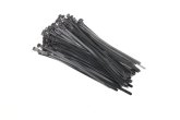 Хомут пластиковий багаторазового використання 6х250 мм., чорний 100 шт./уп. <ДК>