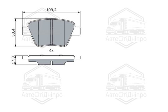 Фільтр паливний BMW 3 (E36) (вир-во Bosch)