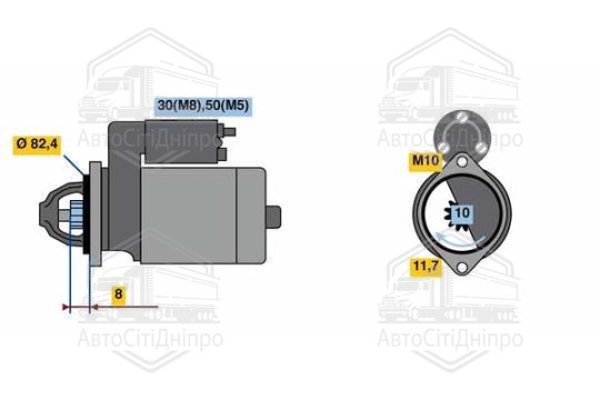 Фільтр паливний дизель BMW 3,5,7 (вир-во Bosch)