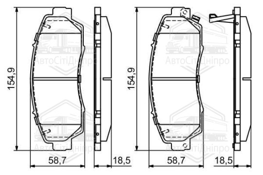 Фільтр салону вугільний AUDI, PORSCHE (вир-во Bosch)