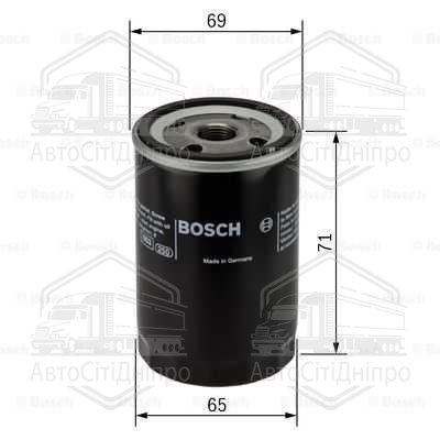 Фільтр оливний двигуна NISSAN JUKE 1.6, MURANO 3.5 (вир-во BOSCH)