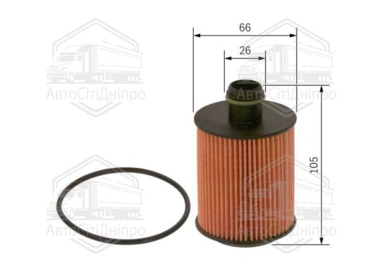 Фільтр оливний двигуна FIAT (вир-во Bosch)