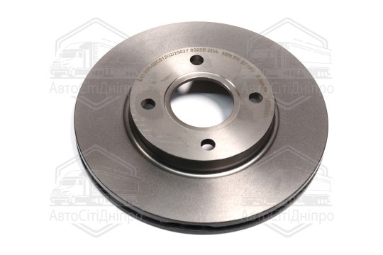 Диск гальмівний FORD FIESTA, FOCUS, MAZDA 2, передн., вент. (вир-во BREMBO)