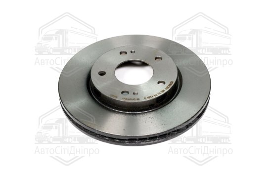 Диск гальмівний MITSUBISHI LANCER 2.0 03-, SPACE WAGON 98- передн. (вир-во BREMBO)