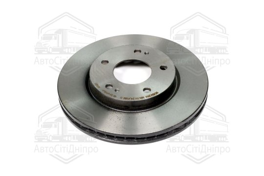 Диск гальмівний MITSUBISHI LANCER 2.0 03-, SPACE WAGON 98- передн. (вир-во BREMBO)