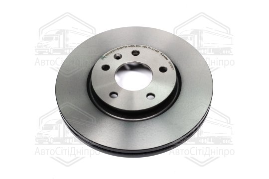 Диск гальмівний CHEVROLET CRUZE, OPEL ASTRA J передн. (вир-во BREMBO)