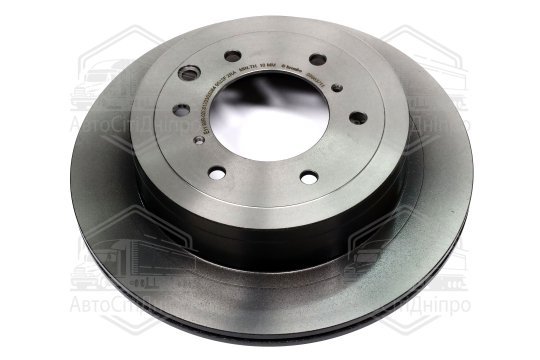 Диск гальмівний MITSUBISHI PAJERO IV 3.2 3.8 07- задн. (вир-во BREMBO)