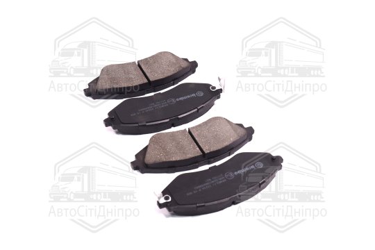 Колодка гальм. диск. CHEVROLET LACETTI передн. (вир-во BREMBO)