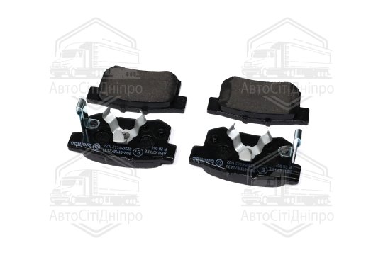 Колодка гальм. диск. HONDA ACCORD, CR-V задн. (вир-во BREMBO)