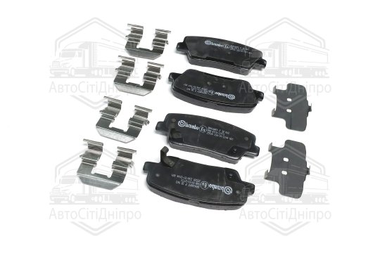 Колодка гальм. диск. HYUNDAI SANTA FE задн. (вир-во BREMBO)