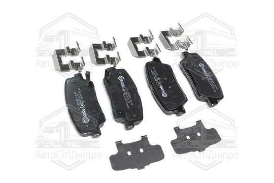 Колодка гальм. диск. HYUNDAI SANTA FE задн. (вир-во BREMBO)