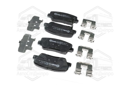Колодка гальм. диск. HYUNDAI SANTA FE задн. (вир-во BREMBO)