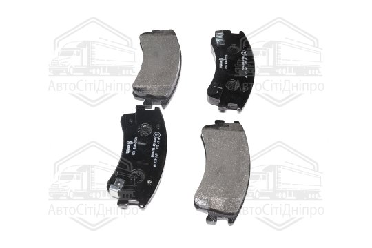 Колодка гальм. диск. MAZDA 6 (GG, GY) передн. (вир-во BREMBO)