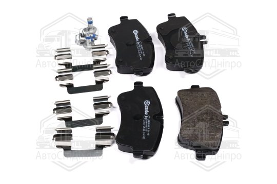 Колодка гальм. диск. MB C-CLASS (W203) передн. (вир-во BREMBO)