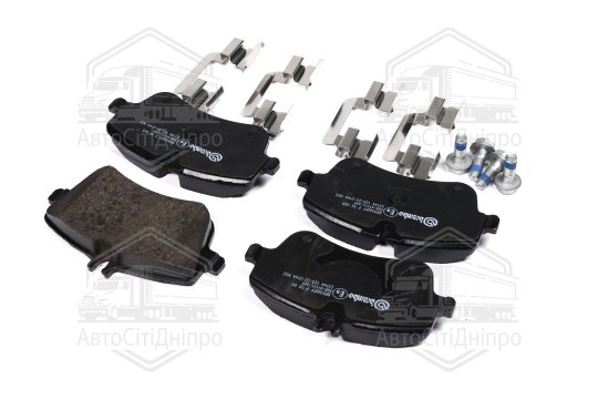Колодка гальм. диск. MB C-CLASS (W203) передн. (вир-во BREMBO)
