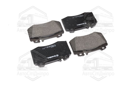 Колодка гальм. диск. MB C-CLASS (W203) передн. (вир-во BREMBO)