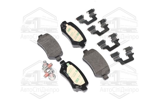 Колодка гальм. диск. OPEL ASTRA G задн. (вир-во BREMBO)