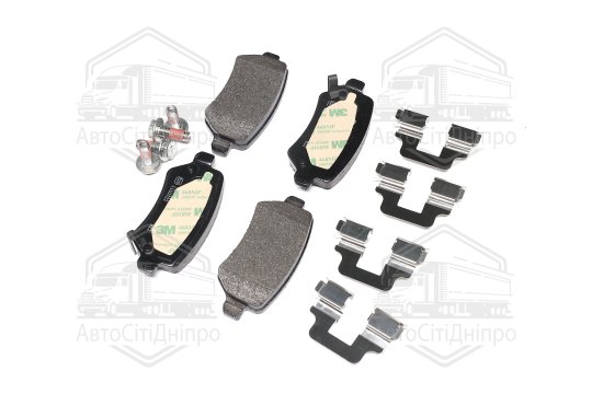 Колодка гальм. диск. OPEL ASTRA G задн. (вир-во BREMBO)