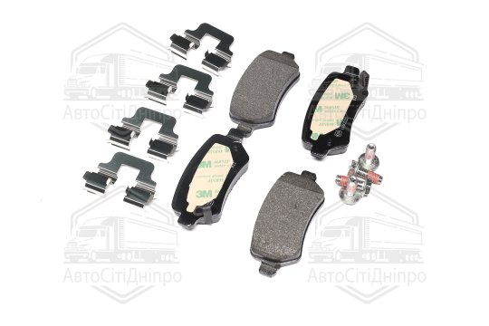 Колодка гальм. диск. OPEL ASTRA G задн. (вир-во BREMBO)