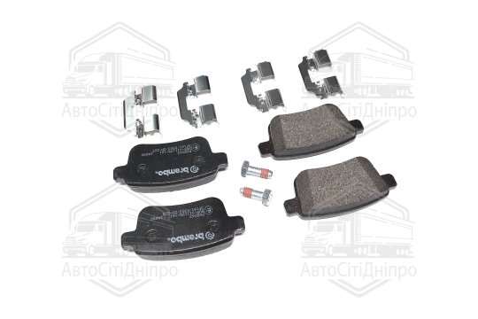 Колодка гальм. диск. RENAULT KANGOO задн. (вир-во BREMBO)