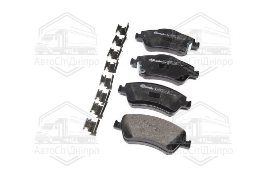 Колодка гальм. диск. TOYOTA AURIS передн. (вир-во BREMBO)