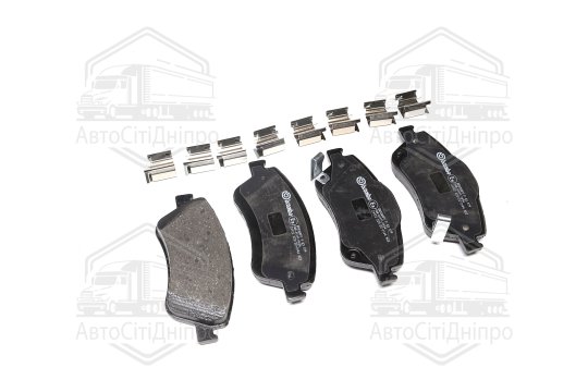 Колодка гальм. диск. TOYOTA AURIS передн. (вир-во BREMBO)