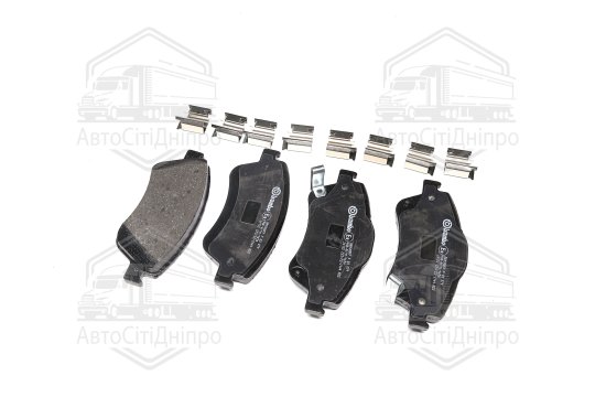Колодка гальм. диск. TOYOTA AURIS передн. (вир-во BREMBO)